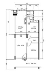 Blk 214 Bedok Town Centre (Bedok), HDB 3 Rooms #612614151